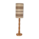 Scandinavian wooden floor lamp turned 1960