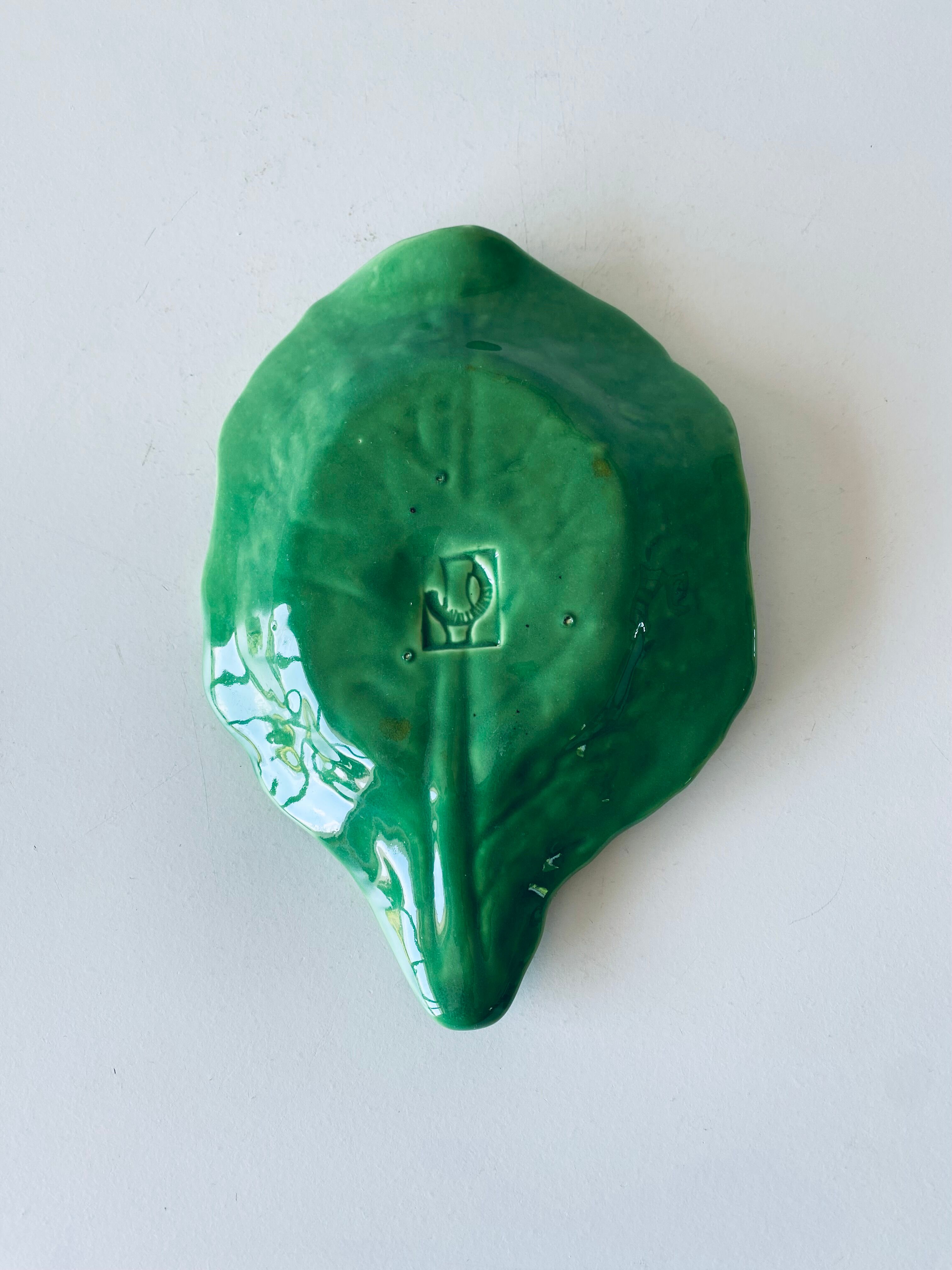 Plat ou vide poche feuille Vallauris