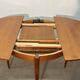 Vintage 1960s teak extendable Scandinavian table.