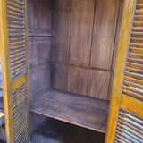 Indian wardrobe Rajasthan yellow, with clerestory