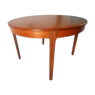 Teak table, expandable