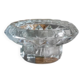 Bougeoir verre moulé