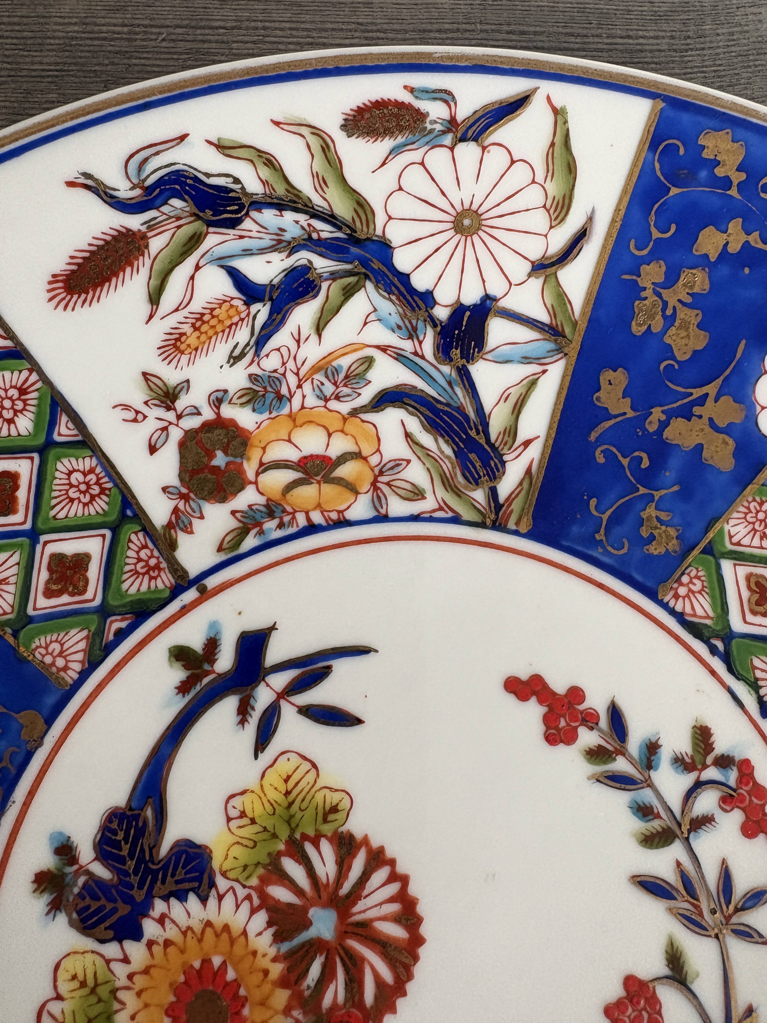 Large antique Imari porcelain dish