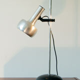 Desk lamp, aluminum and steel space age 1970