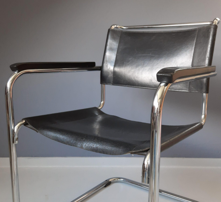 S34 armchair by Mart Stam for Thonet 1980