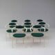 Set Italian dining chairs