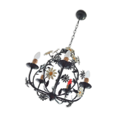 Lustre ceiling design flowers of the 60s art nouveau
