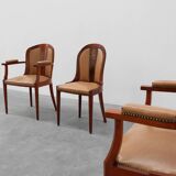 Set of 10 Art Deco chairs by De Coene, Belgium 1935
