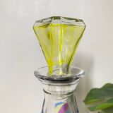 Carafe multicolore en forme de pyramide de Murano - 1980