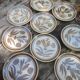 Vintage Longchamp dessert plate set