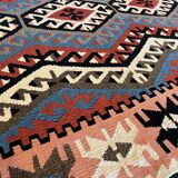 Handmade Colorful Kelim Carpet