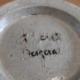 Bowl in glazed sandstone Arc Terres Bergerac