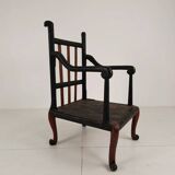 Fauteuil anglais de style chinoiserie vers 1900