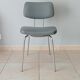 Vintage chair in skai and chrome 1950s