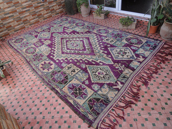 Beni m'guild antique carpet 344 x 218 cm