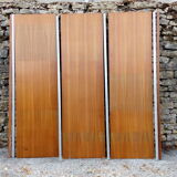 Teak wall bookcase