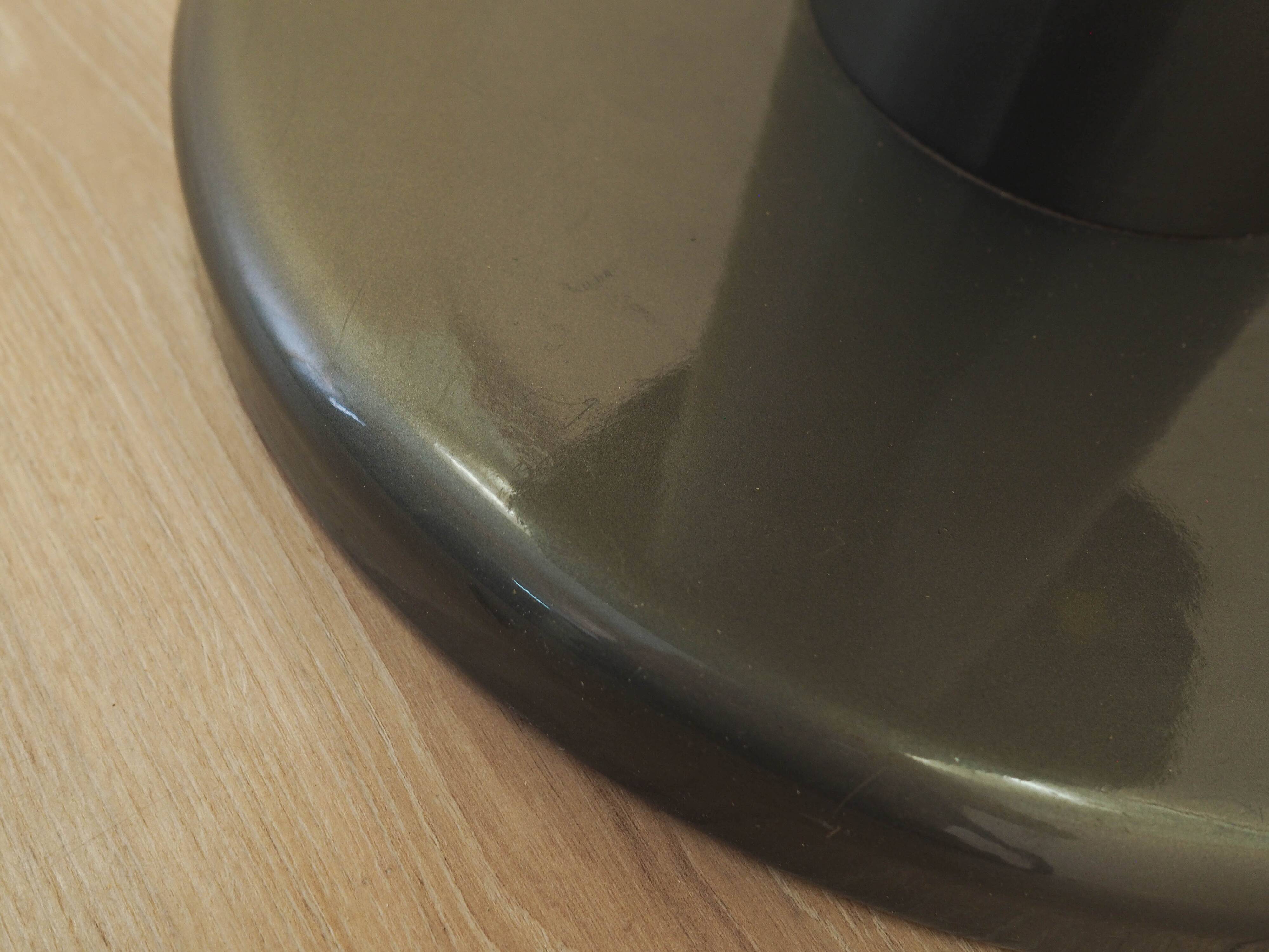 Grey coffee table, Italian design, 1970s, made in Italy