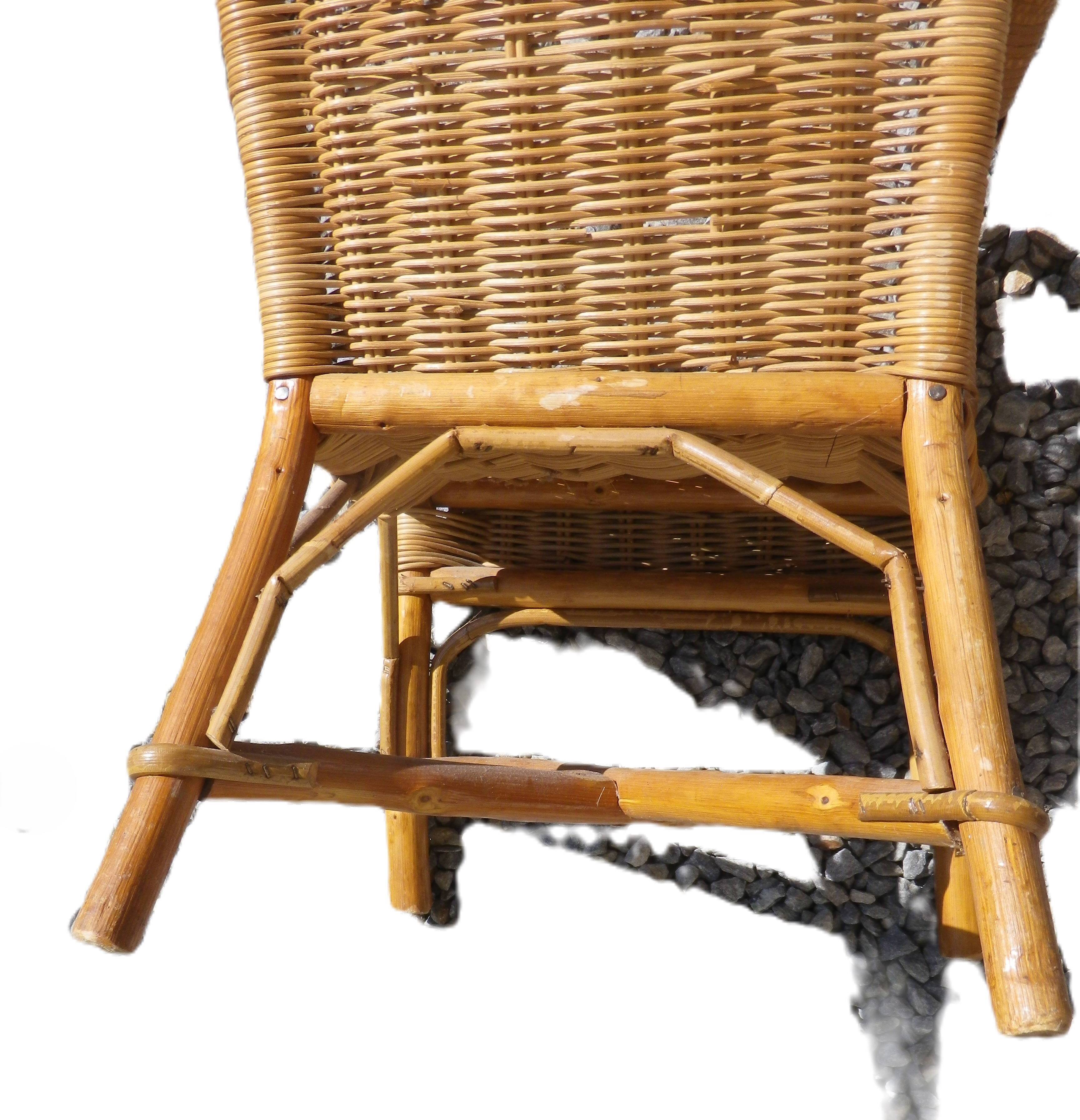 children's rattan armchair