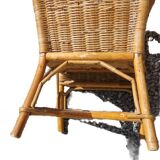 fauteuil rotin enfant