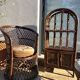 1960s rattan living room set