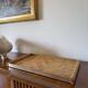 Hollywood regency bamboo and brass tray, Italy 1970s