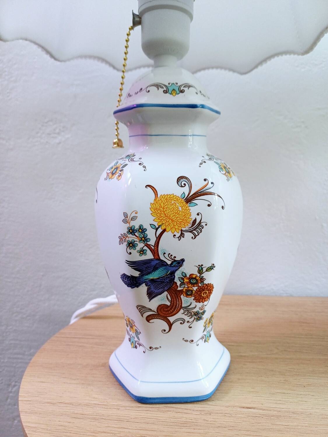 Paire de lampes de table en porcelaine Véritable Revol France