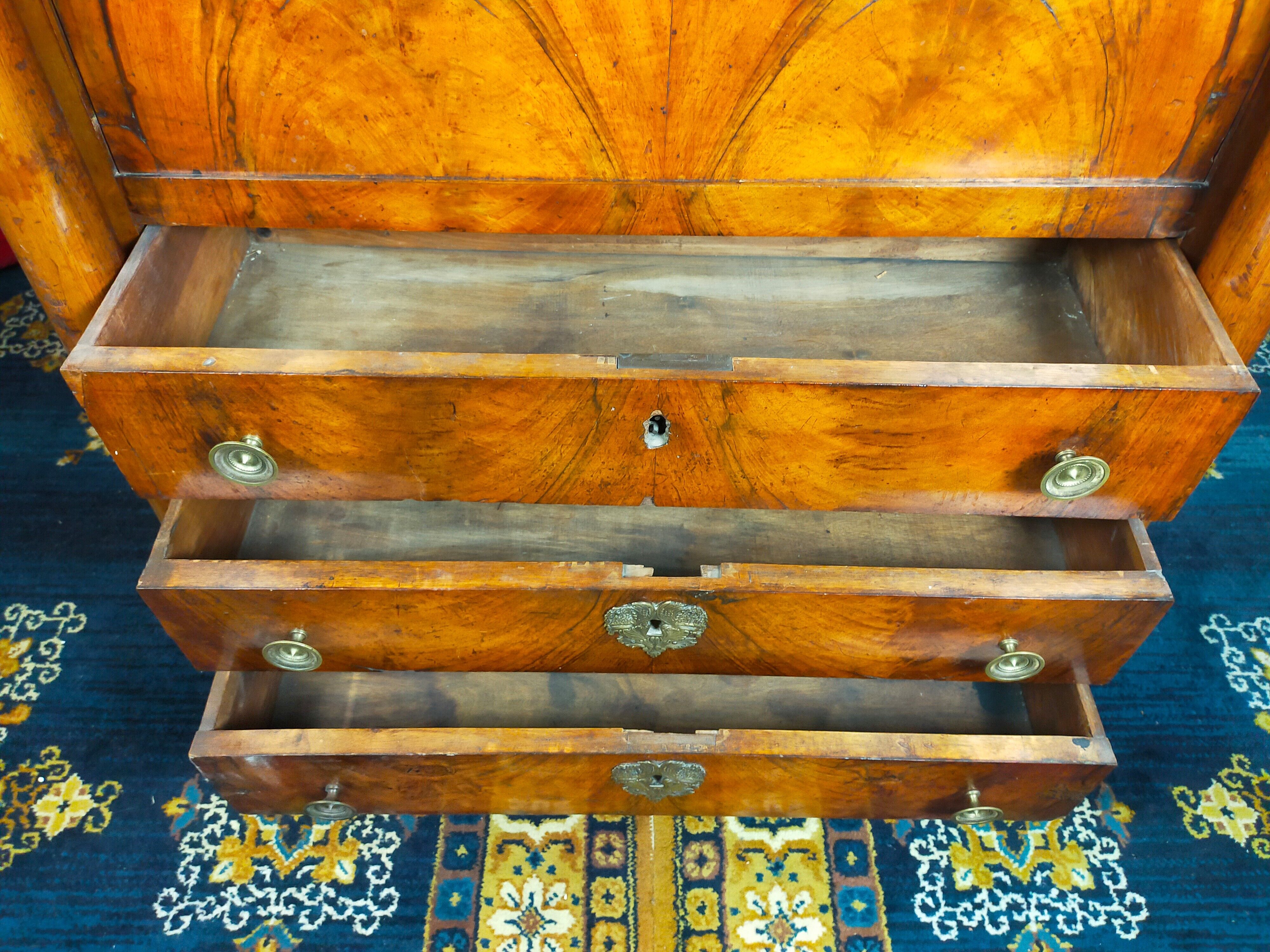 Secretary period Empire in walnut