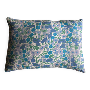 Coussin en vrai Liberty - fleurs