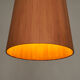 'Conus' pendant lamp in pine by Jørgen Wolff