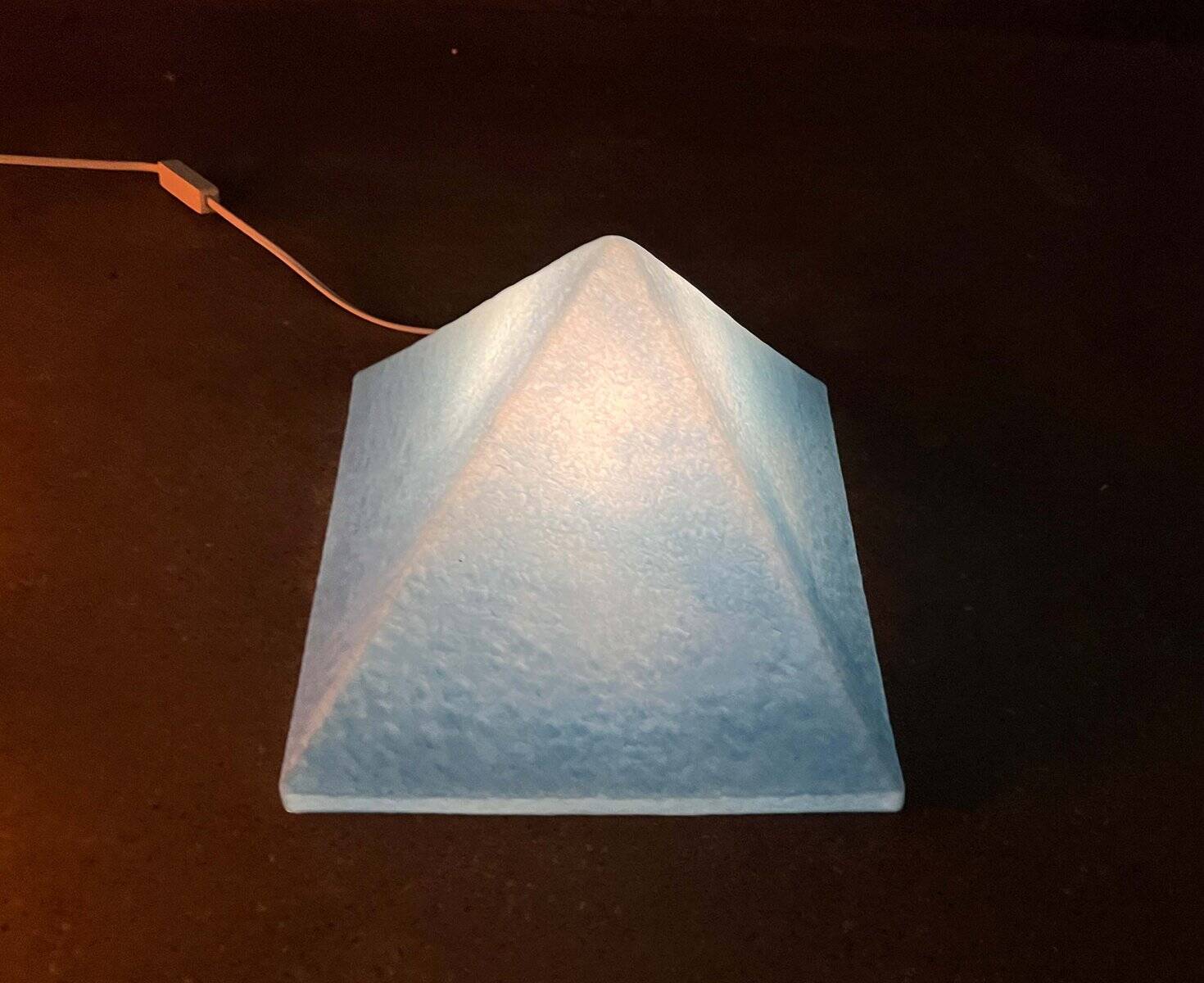 Postmodern Pyramide Shape Floor or Table Lamp from Heico, 1980s