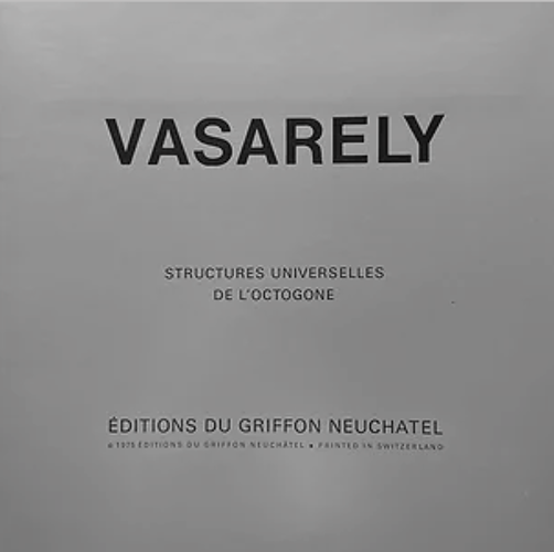 8 affiches de 1974, Victor vasarely, structures universelles de l'octogone