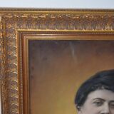 Dessendier (French School of the 20th century) Portrait of a woman in the antique style Pastel signed and dated 1927