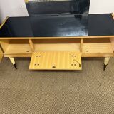 Vintage dressing table from the 50s in birch wood