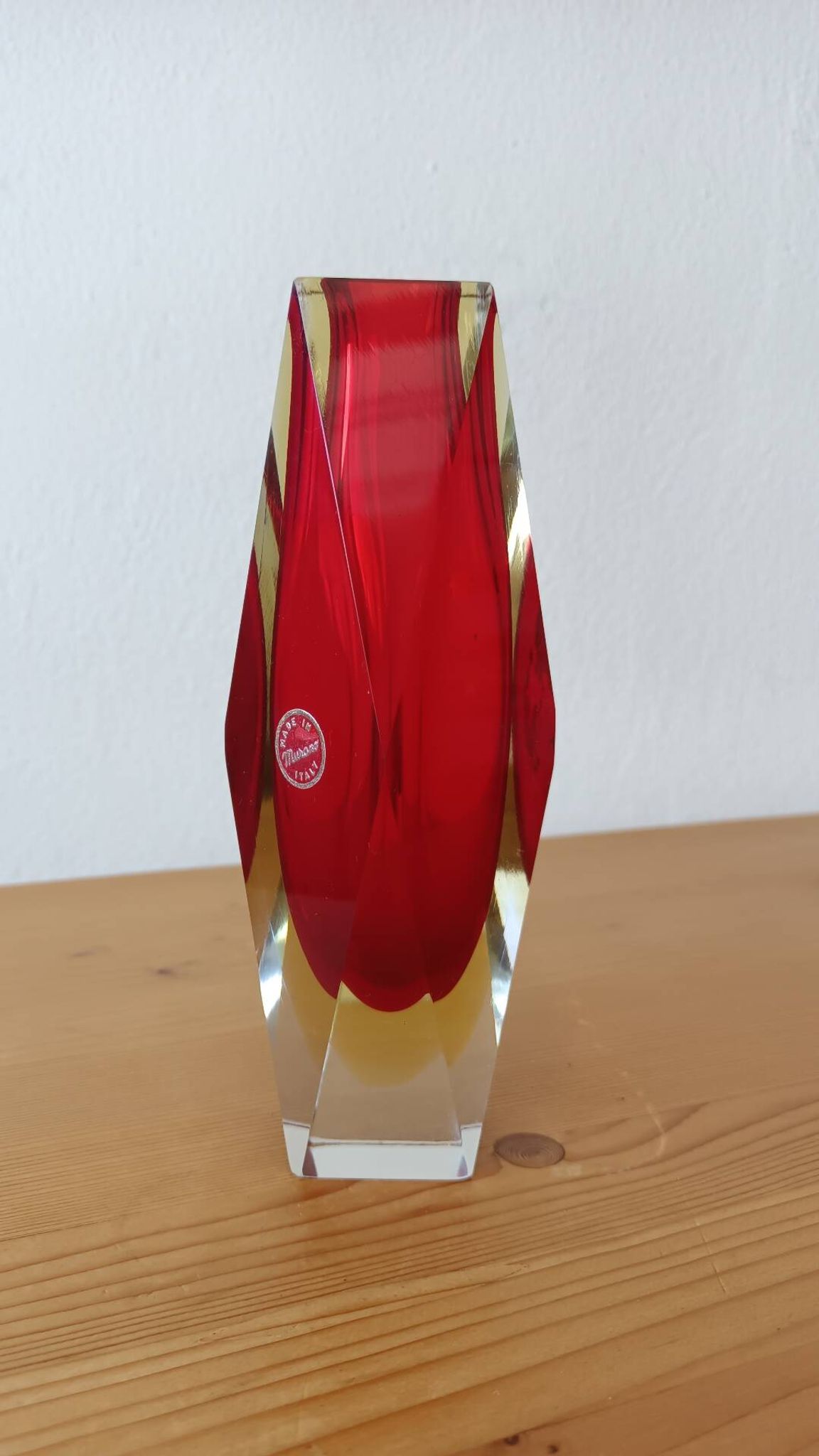 Facet vase Sommerso