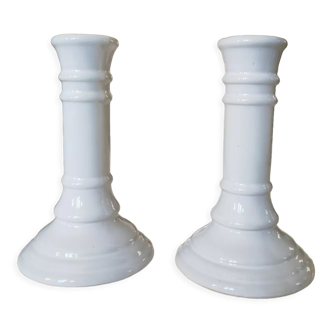 Bougeoirs en porcelaine