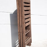 Lot 3 folding chairs wood