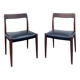 Pair of Rio rosewood chairs, Niels O. Moller