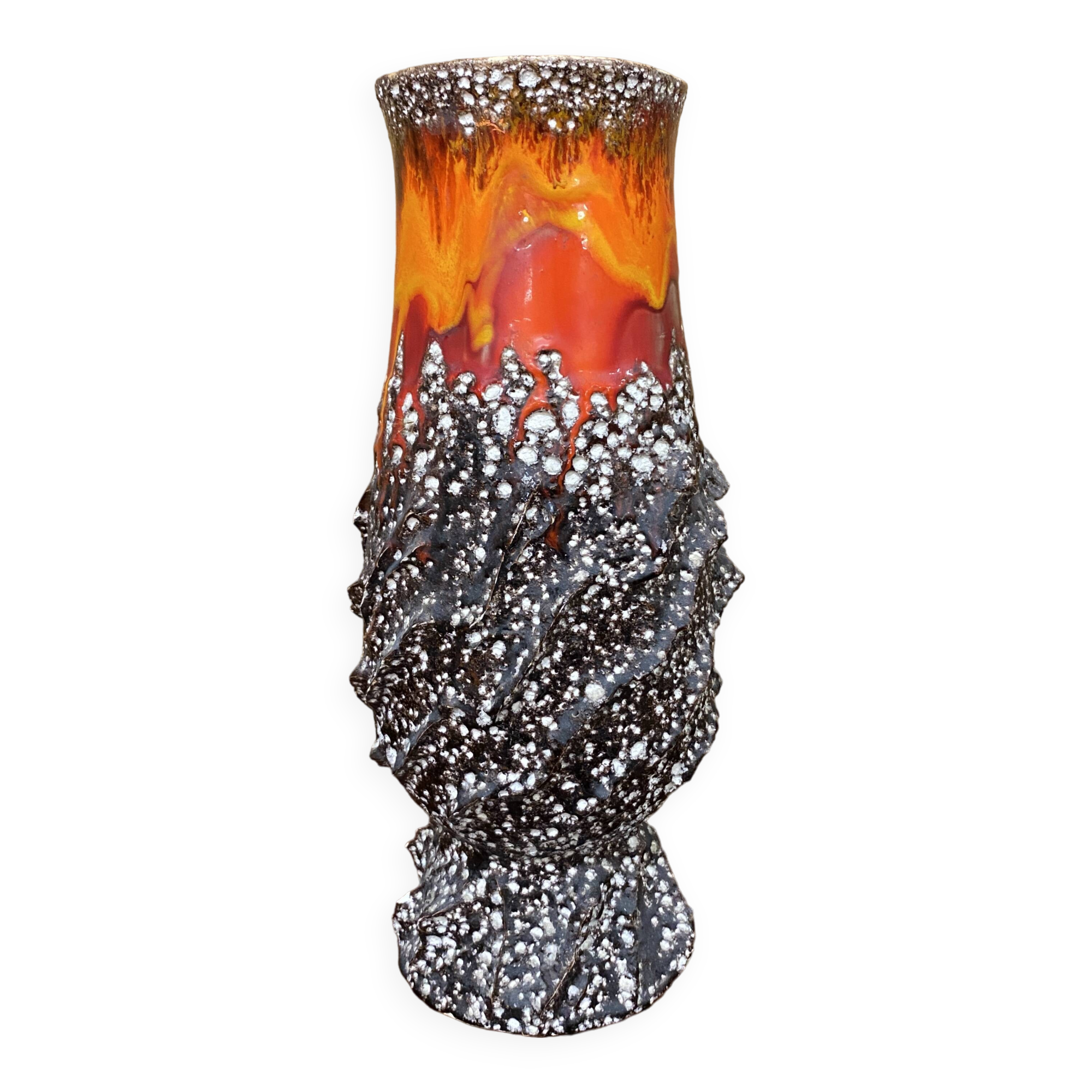 Vintage FAT LAVA ceramic vase