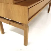Scandinavian oak library "MTP", Marian Grabinski, IKEA, Sweden, 1960
