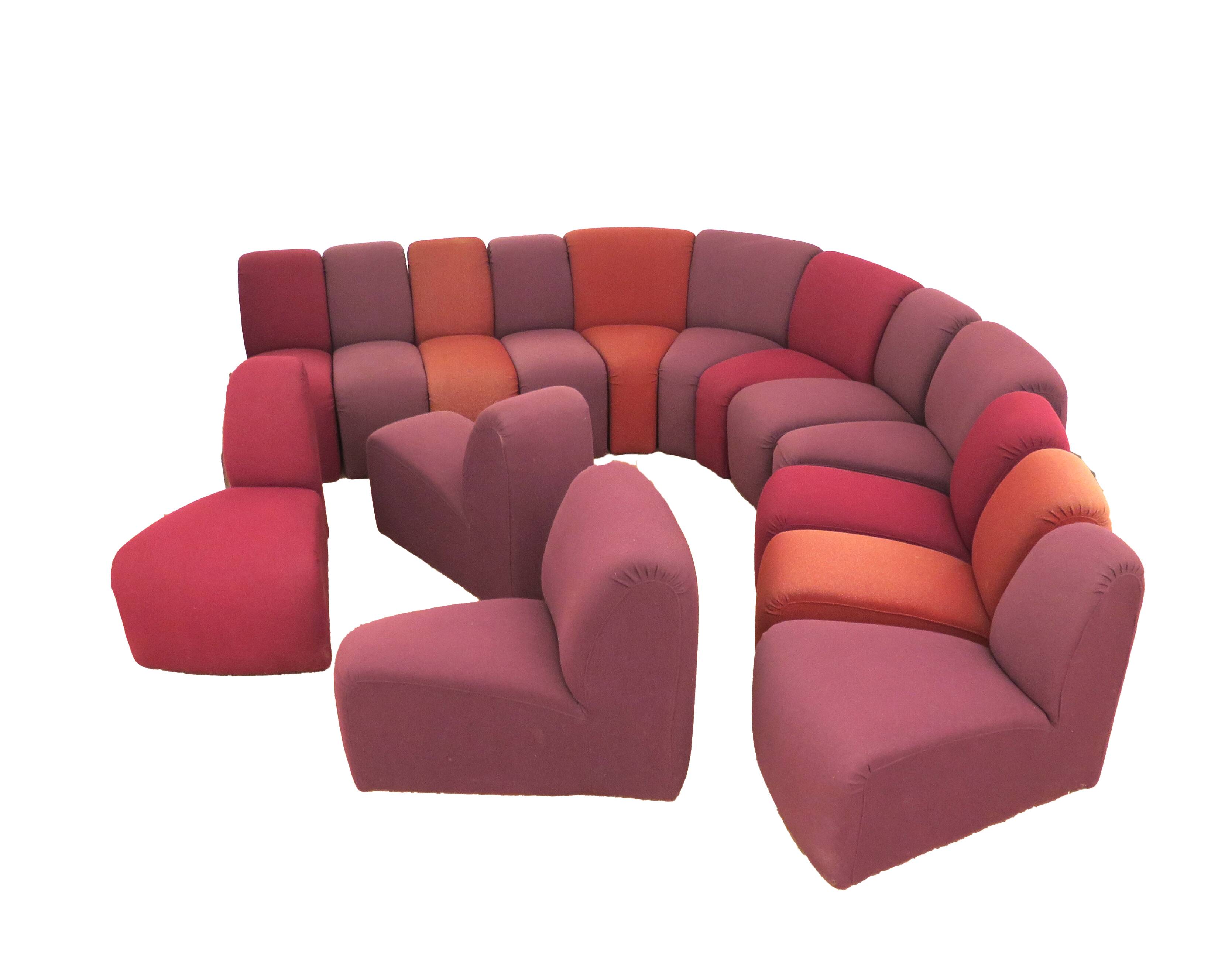 "Mississippi" Lounge Sofa (15 pieces) by The Artifort Group For Artifort, 1
