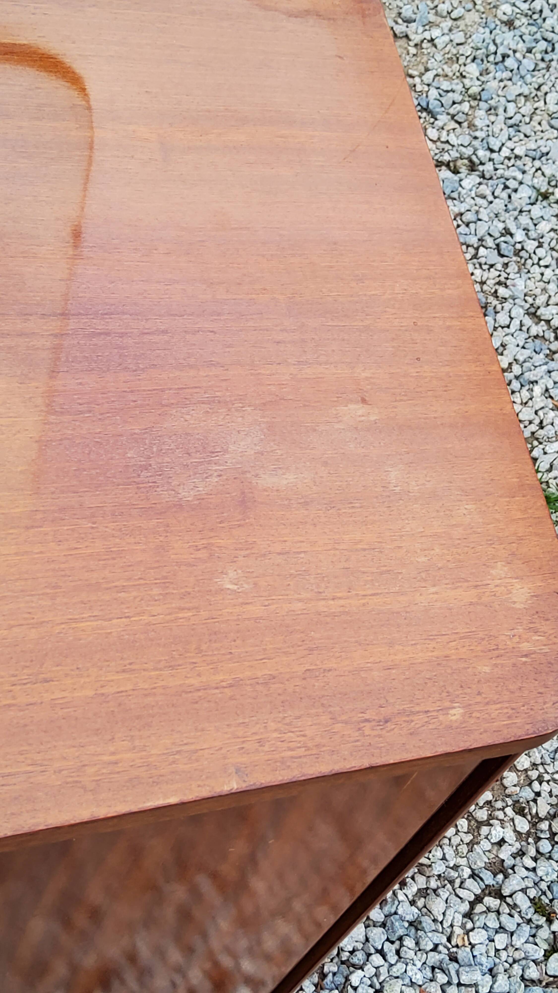 Vintage 1960s mahogany dressing table chest of drawers