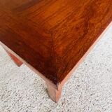 Table basse vintage de ferme en chêne, circa 1950