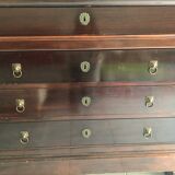 Louis Philippe mahogany chest of drawers