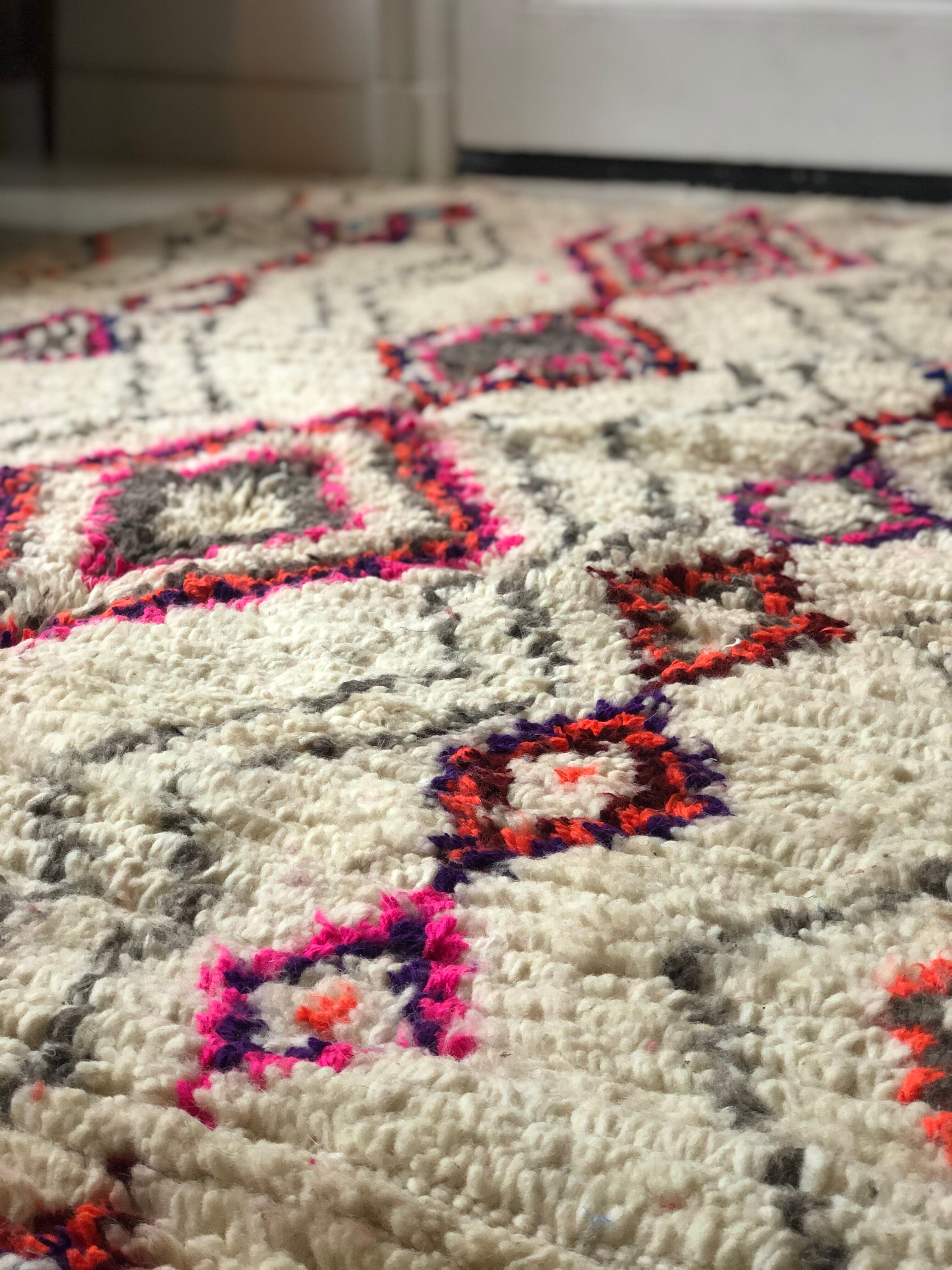 Berber carpet with Azilal designs