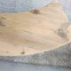 Vintage Curved Pine Bench