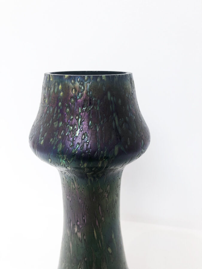 Vase made of pâte de verre, 20th century