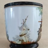 Napoleon III porcelain pot cover