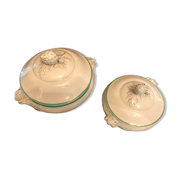 Antique Pillivuyt soup tureens