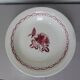 Vintage hollow round plate from Digoin Sarreguemines model Michel 231109.