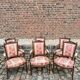 Suite Of Six Armchairs In Natural Wood From Louis XVI XVIII Eme Century
